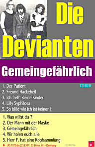 Die Devianten - Cassette Gemeingefährlich