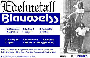 Edelmetall - Cassette Blauweiss