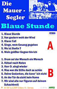 Die Mauersegler - Cassette Blaue Stunde